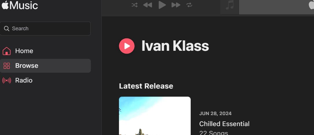Ivan Klass - Apple Music, IK Original Apple Music, Apple Music Corporation.