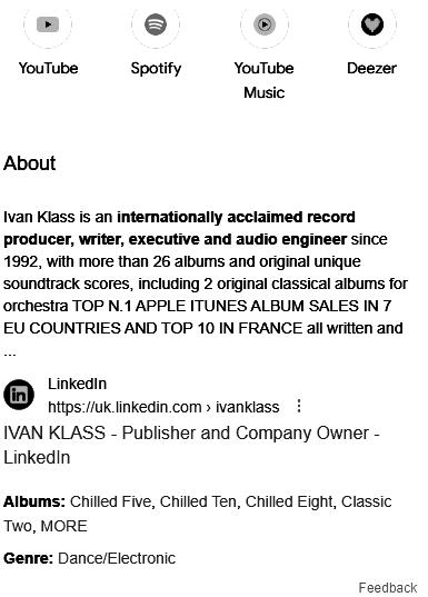 Ivan Klass Limited and IK Original  our and only real official social networks authorized sites worldwide.